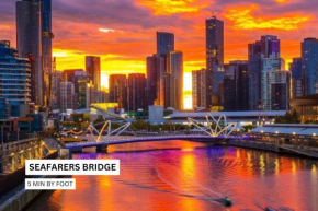 Amazing City View 2BR Yarra River Free Parking